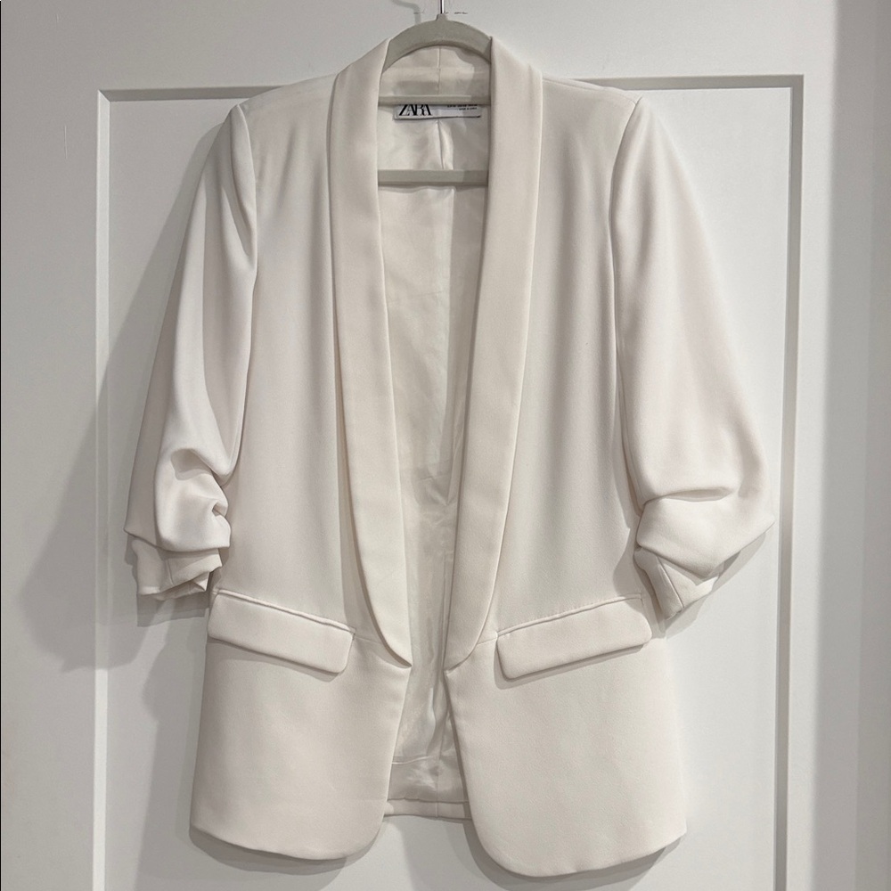 Zara White Women's Blazer